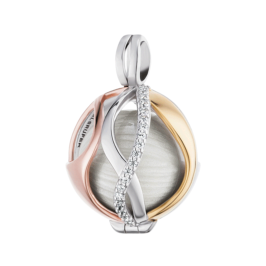 ENGELSRUFER TRICOLOUR PARADISE CZ SOUNDBALL PENDANT