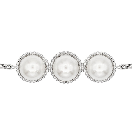ENGELSRUFER SILVER GLORY PEARL BRACELET