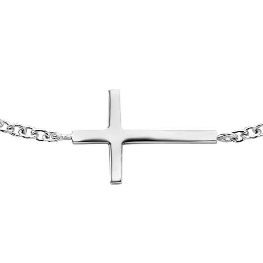 ENGELSRUFER SILVER LITTLE CROSS BRACELET