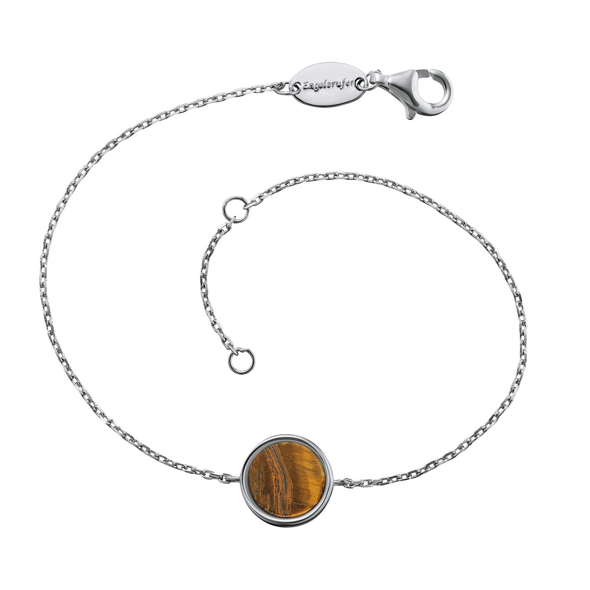 ENGELSRUFER SILVER TIGER EYE POWERFUL STONE BRACELET
