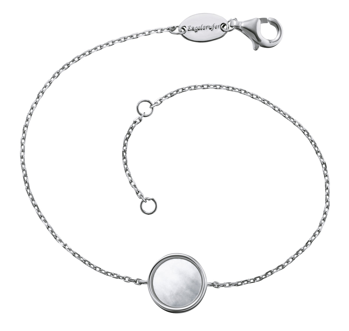 ENGELSRUFER SILVER GREY MOTHER OF PEARL BRACELET