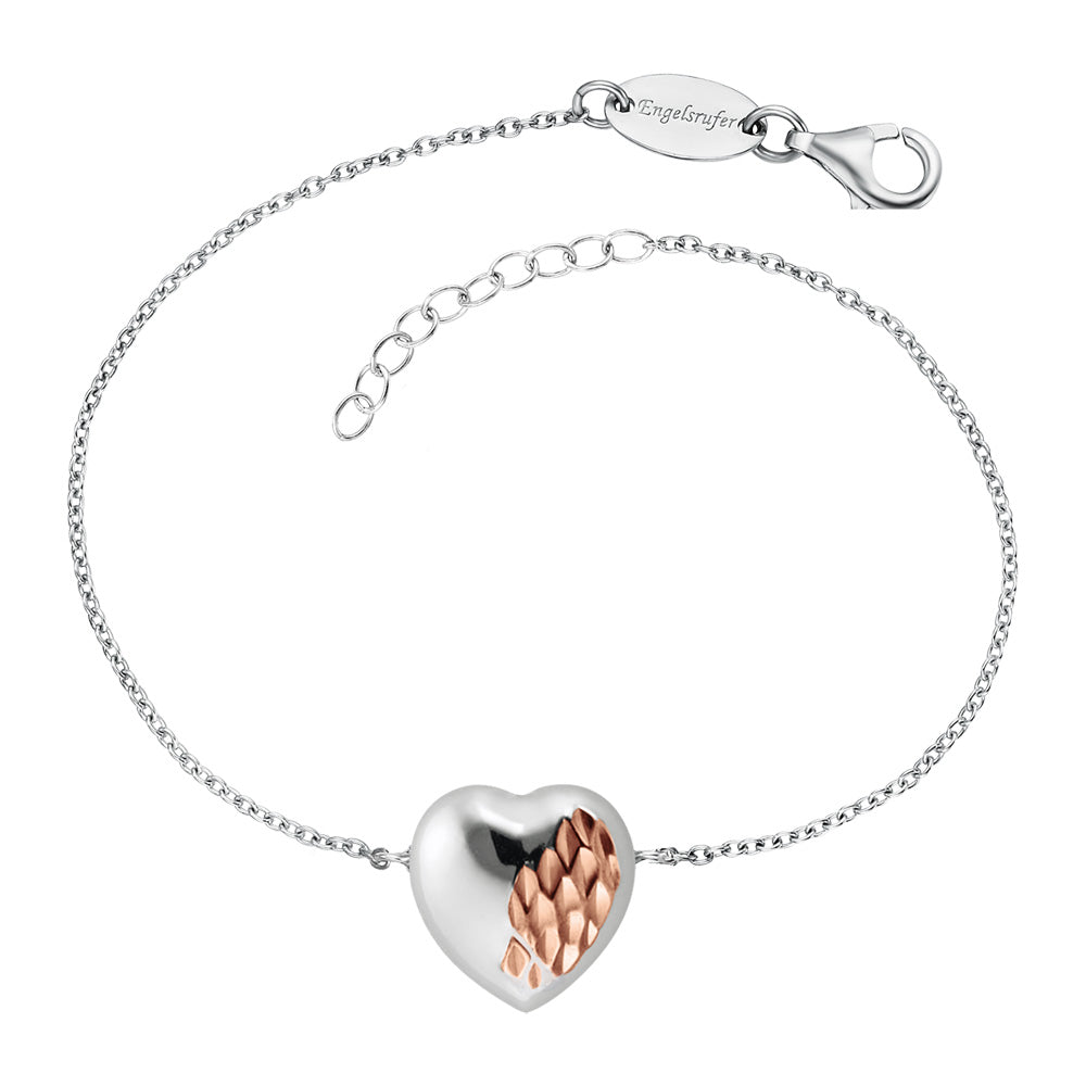 ENGELSRUFER SILVER WITH LOVE HEART BRACELET