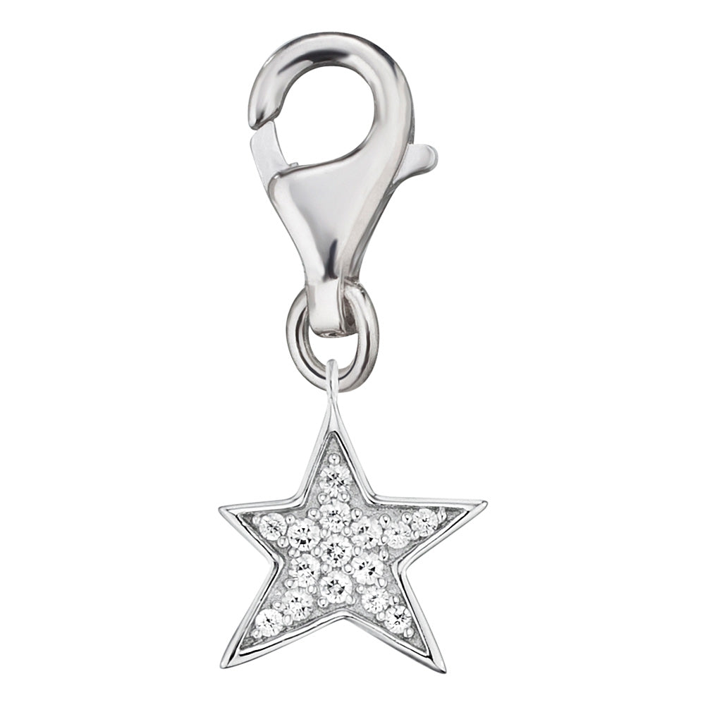 ENGELSRUFER SILVER LITTLE STAR CZ CHARM