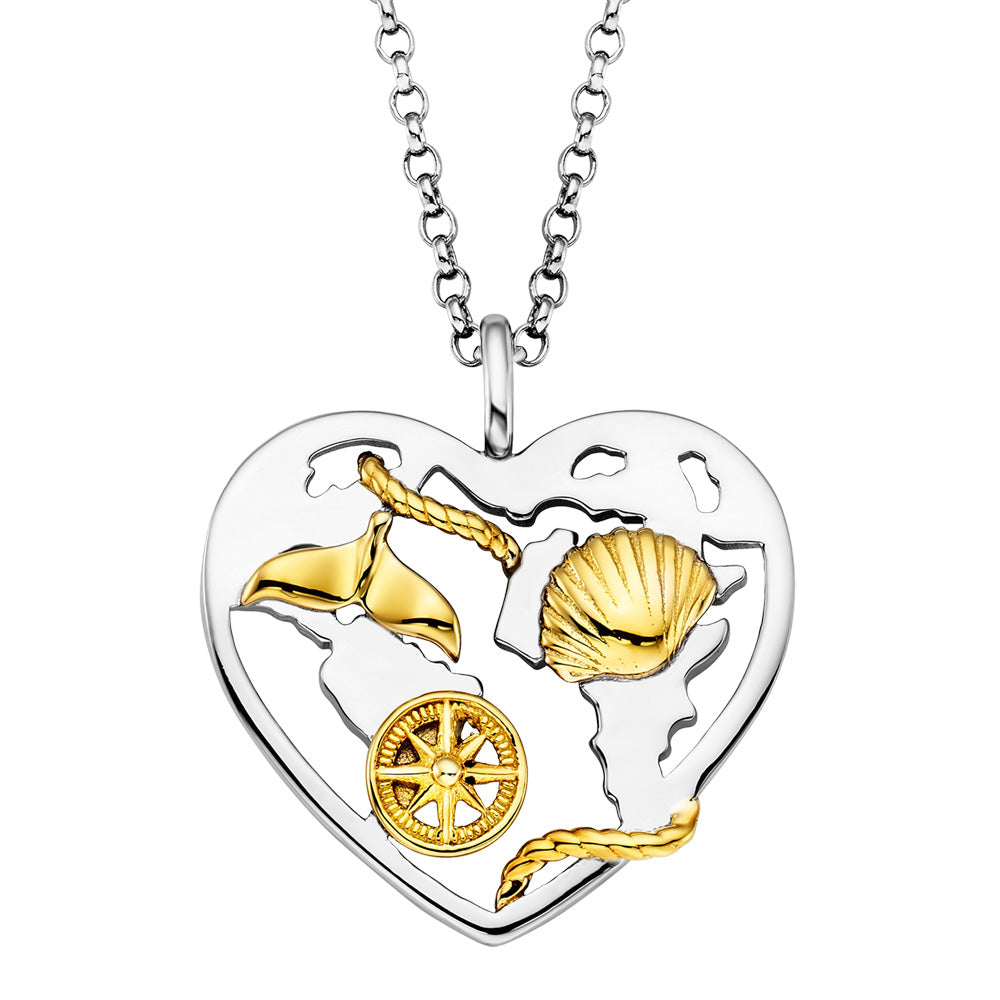 ENGELSRUFER ALOHA HEART NECKLACE