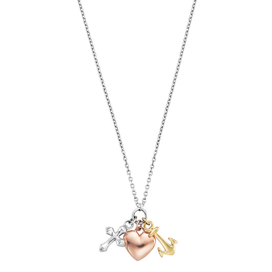 ENGELSRUFER SILVER FAITH LOVE & HOPE NECKLACE