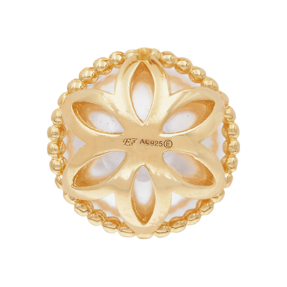 ENGELSRUFER GOLD GLORY FEATHER PEARL NECKLACE