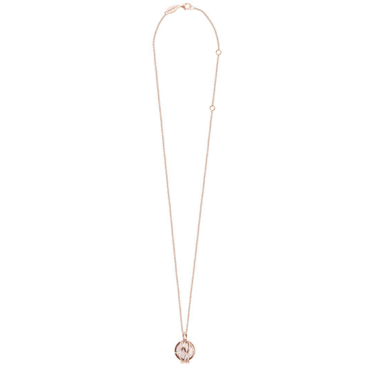ENGELSRUFER ROSE GOLD ROSE QUARTZ POWERFUL STONE PARADISE NECKLACE