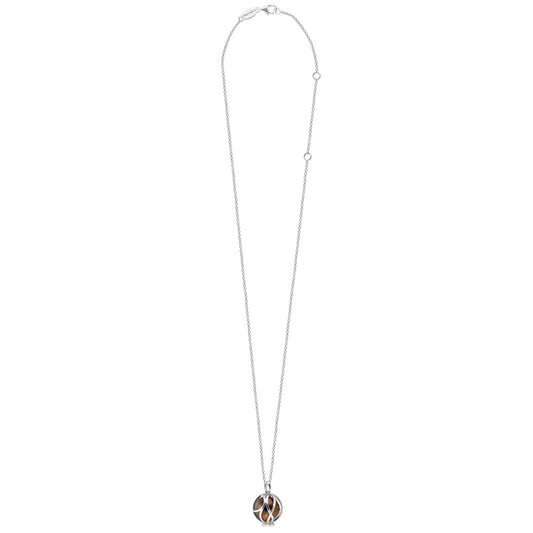 ENGELSRUFER SILVER TIGER EYE POWERFUL STONE PARADISE NECKLACE