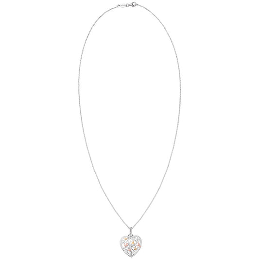 ENGELSRUFER SILVER TREE OF LIFE HEART NECKLACE