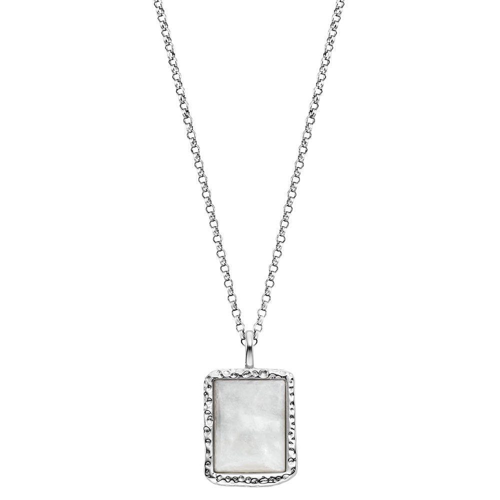 ENGELSRUFER SILVER PURE MOONSTONE NECKLACE