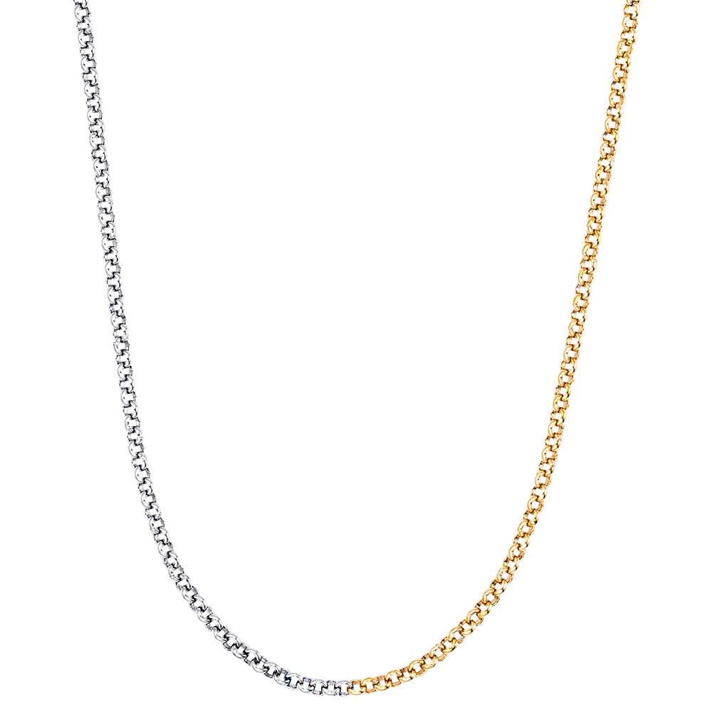 ENGELSRUFER TWO-TONE SILVER-GOLD 2.1MM PEA CHAIN