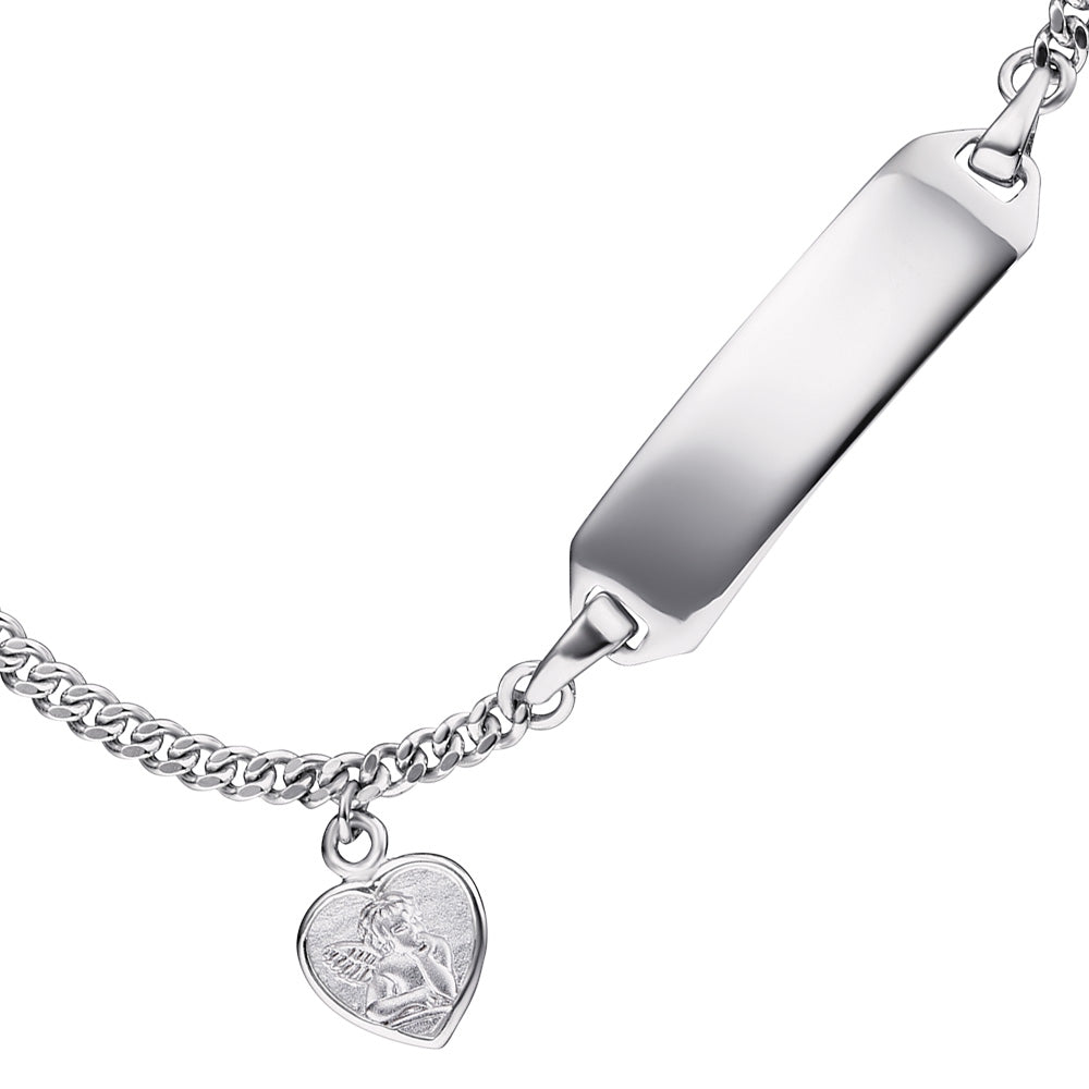 HERZENGEL GUARDIAN ANGEL HEART ID BRACELET