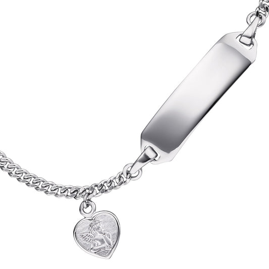 HERZENGEL GUARDIAN ANGEL HEART ID BRACELET