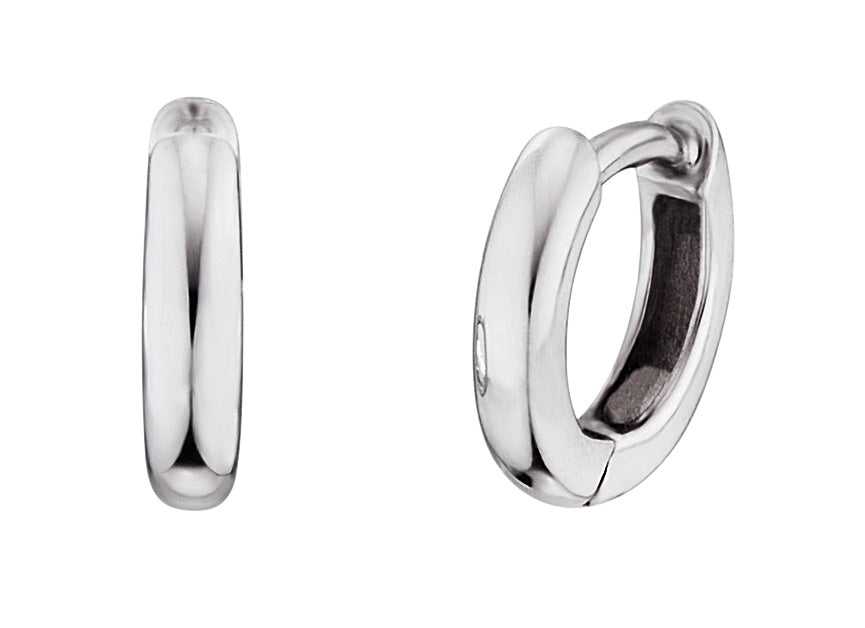 HERZENGEL 10MM HOOP EARRINGS