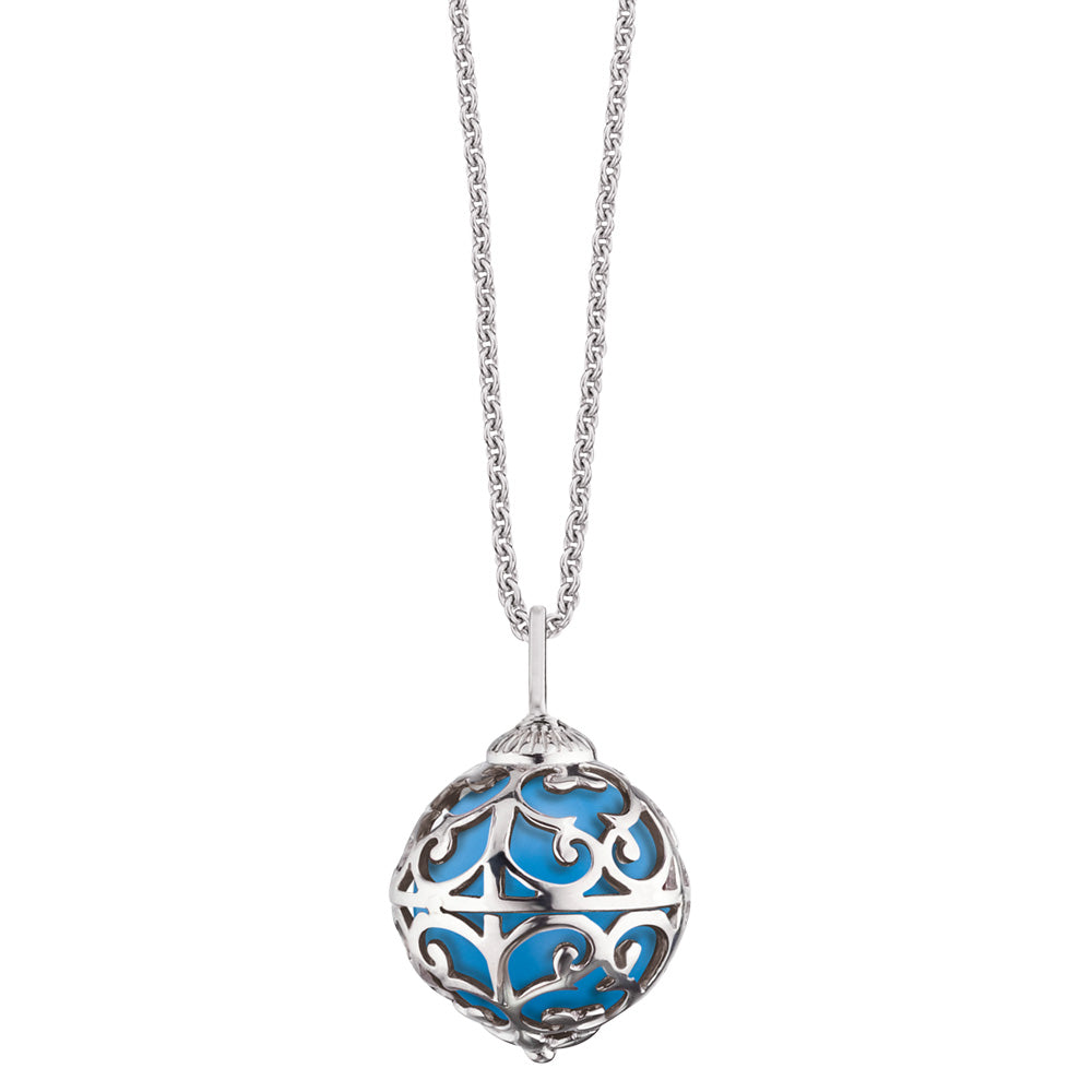 HERZENGEL TURQUOISE BLUE ANGEL CALLER NECKLACE
