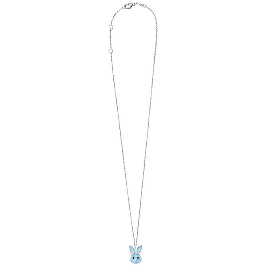 HERZENGEL BLUE BUNNY ENAMEL NECKLACE