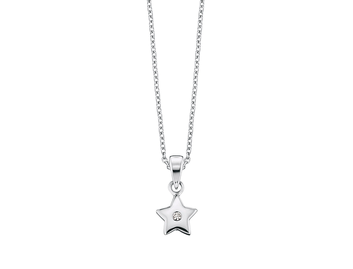 HERZENGEL HEART CZ NECKLACE