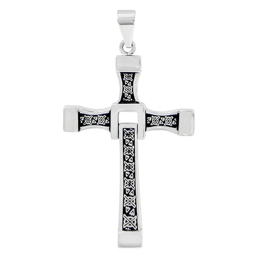 SAVE BRAVE DAVIS CROSS NECKLACE