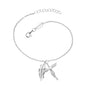 ENGELSRUFER SILVER FEATHER ANGEL BRACELET