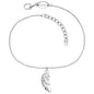 ENGELSRUFER SILVER ANGEL DANGLE FEATHER WING BRACELET