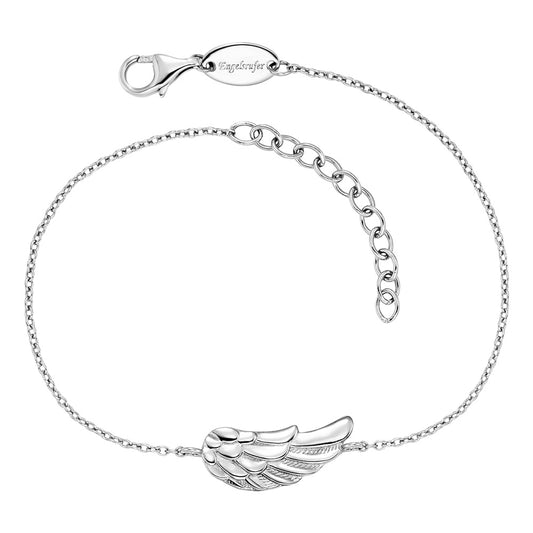 ENGELSRUFER SILVER ANGEL FEATHER WING BRACELET