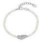 ENGELSRUFER SILVER GLORY FEATHER PEARL BRACELET