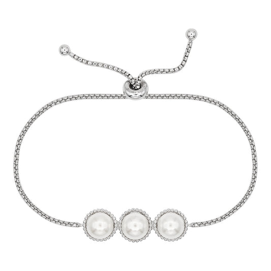 ENGELSRUFER SILVER GLORY PEARL BRACELET