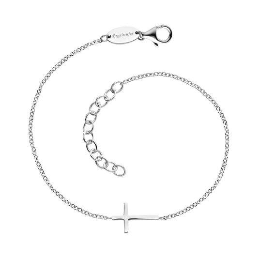 ENGELSRUFER SILVER LITTLE CROSS BRACELET