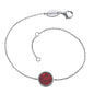 ENGELSRUFER SILVER RED JASPER POWERFUL STONE BRACELET