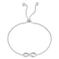 ENGELSRUFER SILVER INFINITY CZ BRACELET