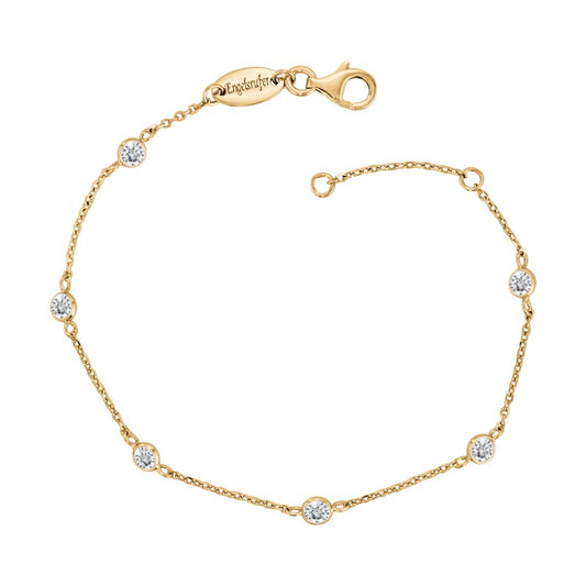 ENGELSRUFER GOLD MOONLIGHT CZ BRACELET