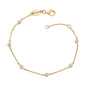 ENGELSRUFER GOLD MOONLIGHT CZ BRACELET