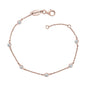 ENGELSRUFER ROSE GOLD MOONLIGHT CZ BRACELET