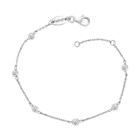ENGELSRUFER SILVER MOONLIGHT CZ BRACELET
