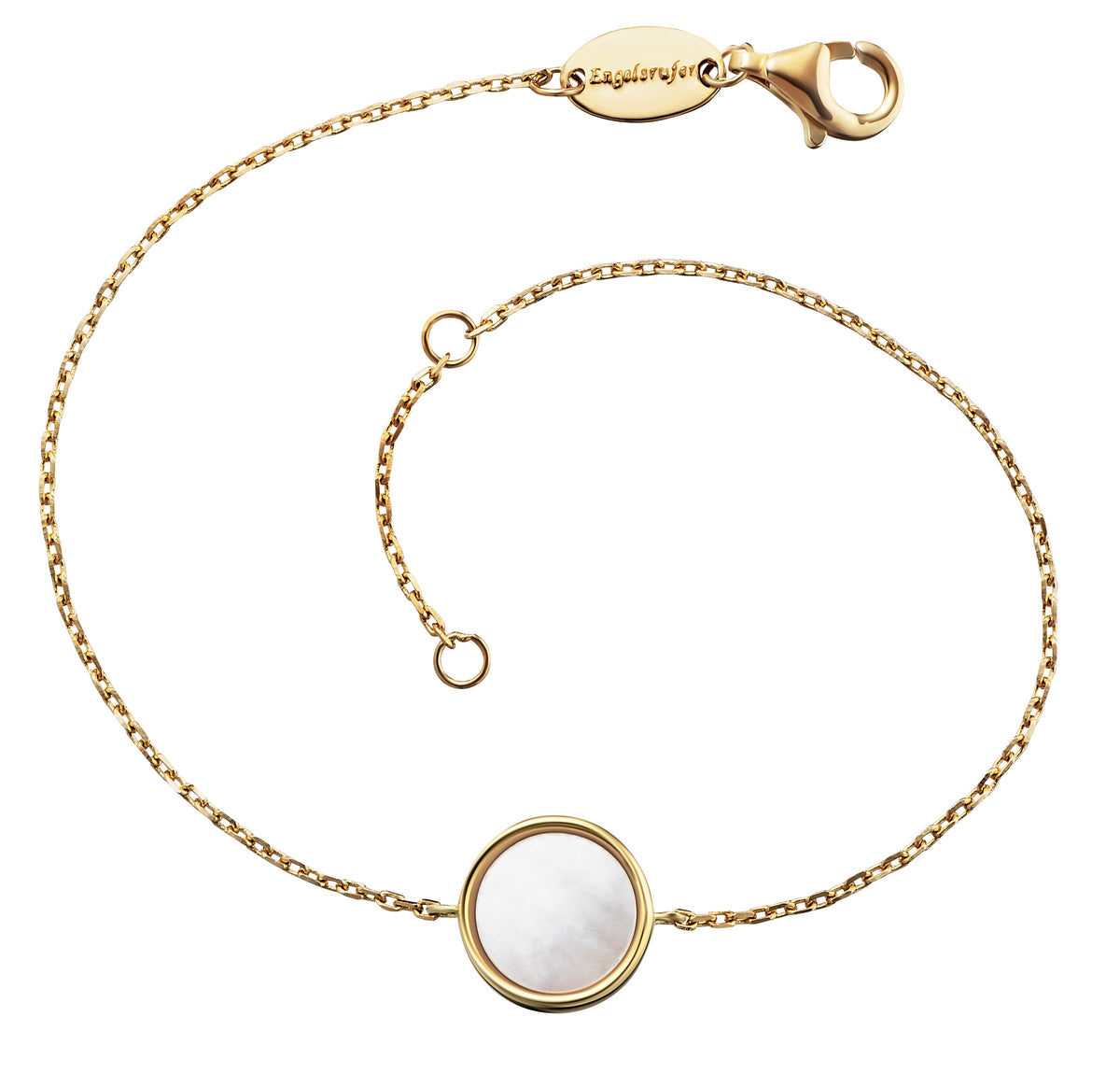 ENGELSRUFER GOLD WHITE MOTHER OF PEARL BRACELET