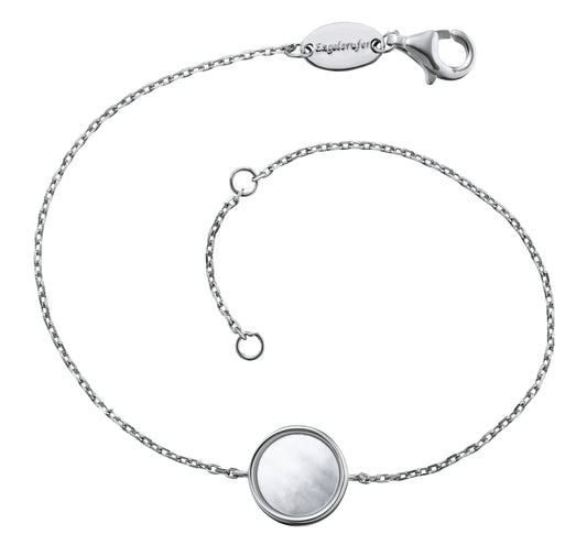 ENGELSRUFER SILVER GREY MOTHER OF PEARL BRACELET