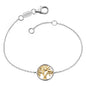 ENGELSRUFER TREE OF LIFE SILVER GOLD BRACELET
