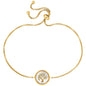 ENGELSRUFER GOLD TREE OF LIFE MOTHER OF PEARL BRACELET
