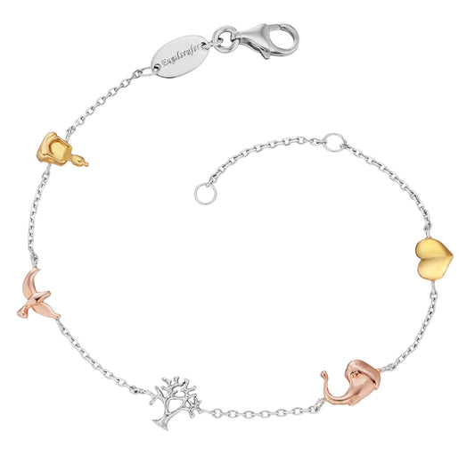 ENGELSRUFER TRICOLOUR TREE OF LIFE BRACELET