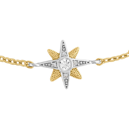 ENGELSRUFER SILVER GOLD NEW STAR BRACELET