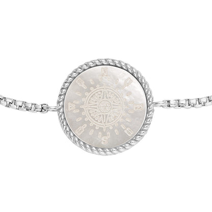 ENGELSRUFER WIND ROSE MOTHER OF PEARL BRACELET