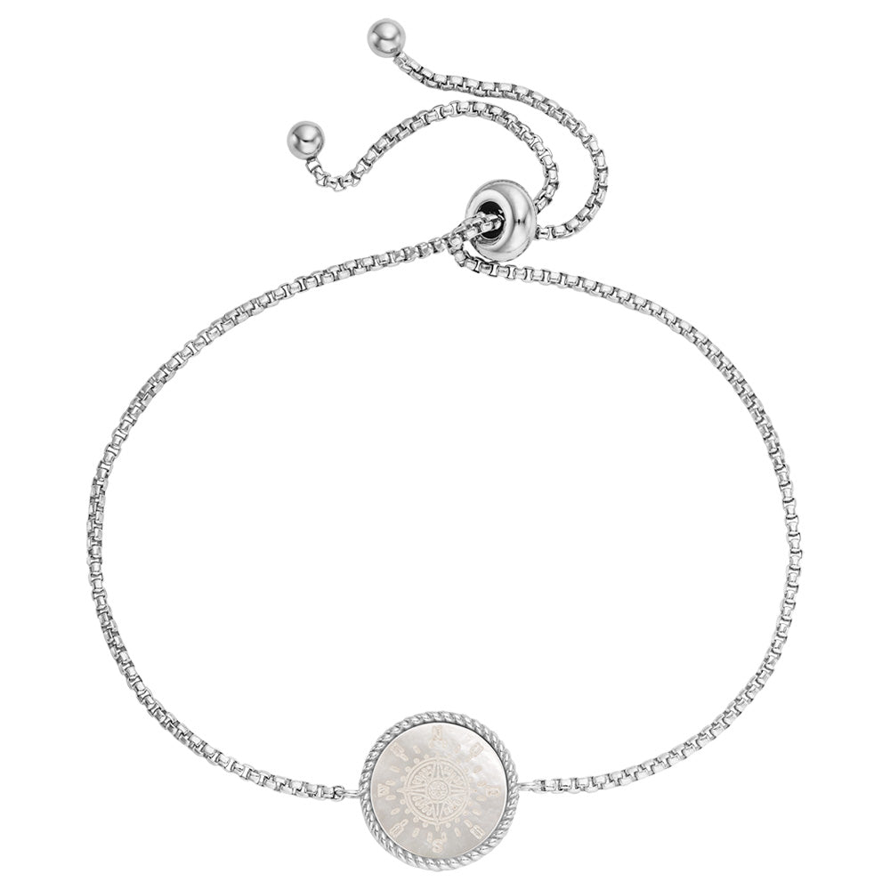 ENGELSRUFER WIND ROSE MOTHER OF PEARL BRACELET