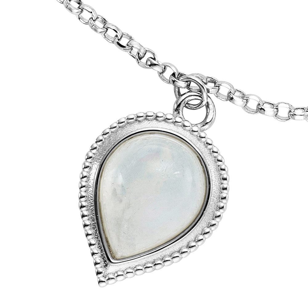 ENGELSRUFER SILVER PURE MOONSTONE BRACELET