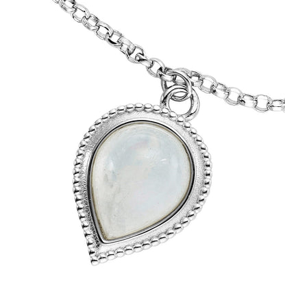 ENGELSRUFER SILVER PURE MOONSTONE BRACELET