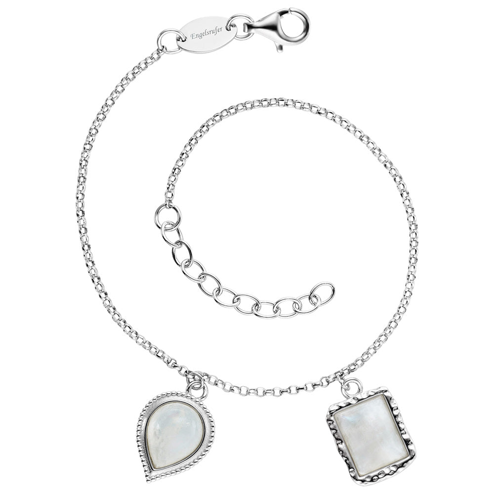 ENGELSRUFER SILVER PURE MOONSTONE BRACELET