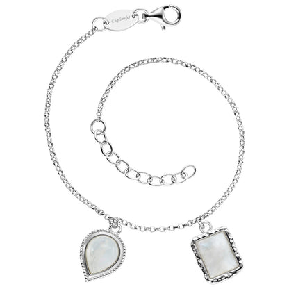 ENGELSRUFER SILVER PURE MOONSTONE BRACELET