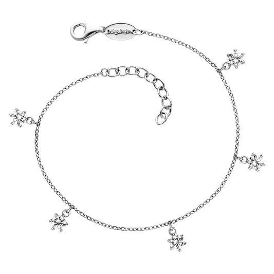 ENGELSRUFER SILVER SHINY 5 GEMS CZ BRACELET