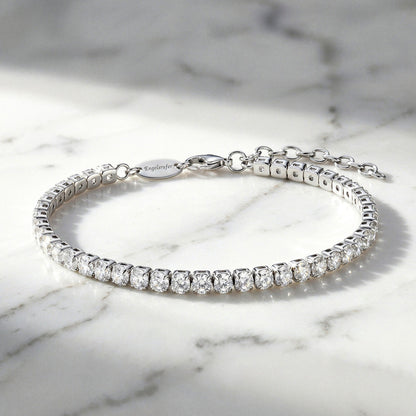 ENGELSRUFER SILVER CZ TENNIS BRACELET