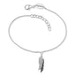 ENGELSRUFER SILVER BLACK WING DUO CZ BRACELET