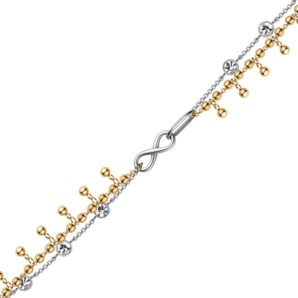 ENGELSRUFER STEEL BOHO INFINITY ANKLET & BRACELET